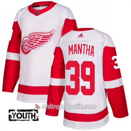 Barn Ishockey Detroit Red Wings Tröja Anthony Mantha 39 Adidas 2017-2018 Vit Authentic